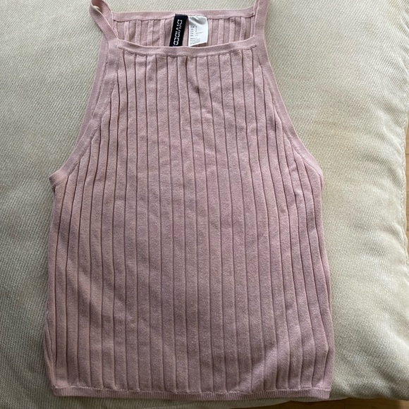 H&M Light Pink High Neck Halter Tank - Picture 5 of 5